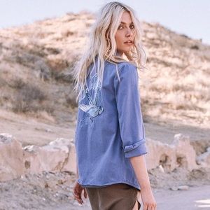 EUC Spell Belle Bird shirt